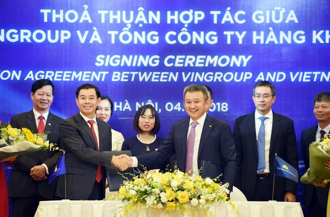 Vietnam Airlines và Vingroup ký thỏa thuận hợp tác