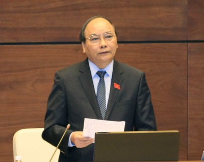 Phó thủ tướng Nguyễn Xuân Phúc tại phiên chất vấn mới diễn ra
