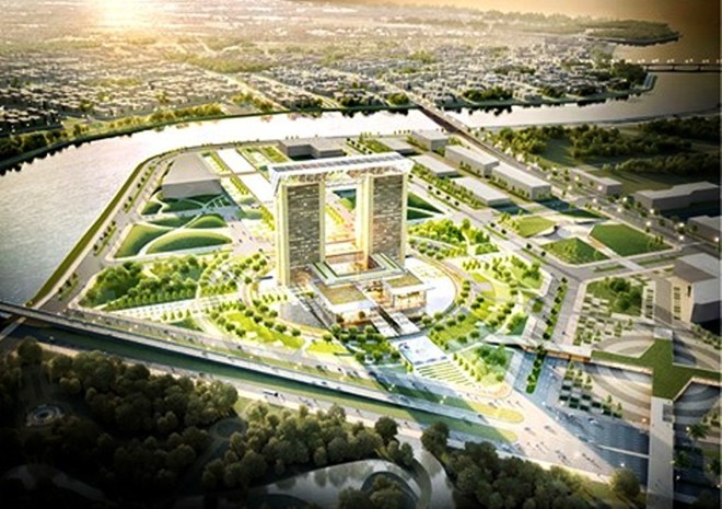 Phối cảnh Dự án Trung tâm hành chính hơn 2.000 tỷ của tỉnh Nghệ An 
