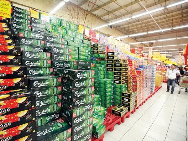 Bia Hà Nội và Bia Sài Gòn có dấu hiệu mất thị phần vào tay Heineken và Carlsberg