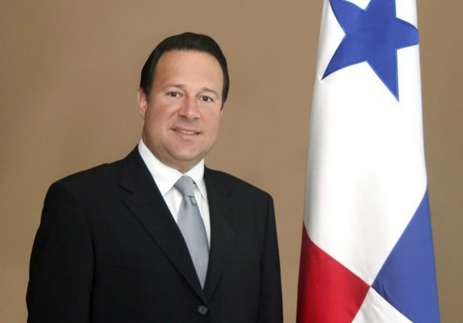 Tổng thống Panama Juan Carlos Varela. (Nguồn: canaldenoticia.com)
