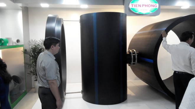 Nhựa Tiền Phong giới thiệu sản phẩm ống nhựa lớn nhất Việt Nam 
