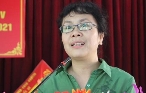 Bà Nguyễn Vân Chi, phu nhân Phó thủ tướng Vương Đình Huệ được phê chuẩn làm ủy viên thường trực Ủy ban Tài chính Ngân sách. Ảnh: Hải Bình