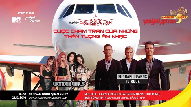Michael Learns To Rock và Wonder Girls sẽ biểu diễn tại Việt Nam ngày 21/12