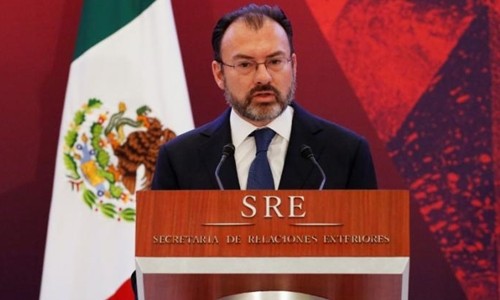 Ngoại trưởng Mexico Luis Videgaray. Ảnh: Reuters.