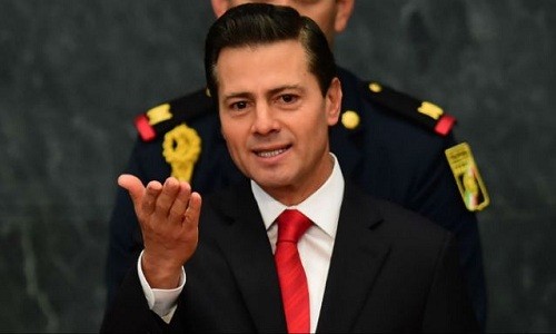 Tổng thống Mexico Enrique Pena Nieto. Ảnh: AFP