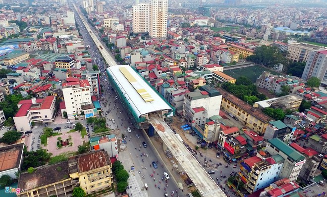 Tuyến đường sắt Cát Linh - Hà Đông sẽ đưa vào chạy thử vào tháng 9/2017