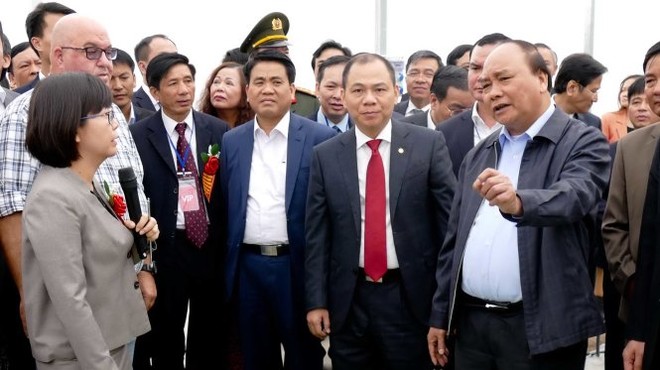 Thủ tướng khởi động dự án nông nghiệp công nghệ cao của Vineco, kêu gọi gói tín dụng 100.000 tỉ đồng đầu tư cho lĩnh vực này - Ảnh: Lê Kiên.