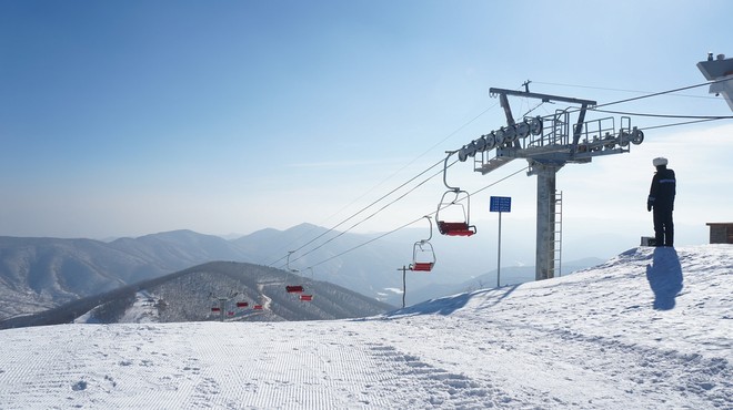 Khu trượt tuyết ế ẩm của Triều Tiên