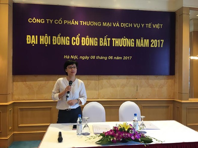 Bà Đỗ Lan Phương được bầu làm Chủ tịch HĐQT VietMedical.