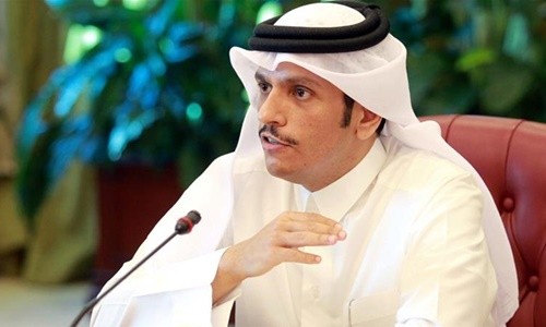 Ngoại trưởng Qatar Mohammed bin Abdulrahman al-Thani. Ảnh: Reuters