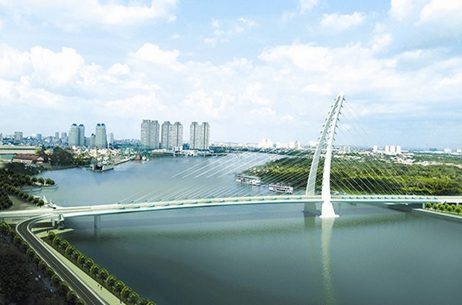 TP.HCM: Quận 1 chuẩn bị kết nối cầu Thủ Thiêm 2 bắc qua sông Sài Gòn