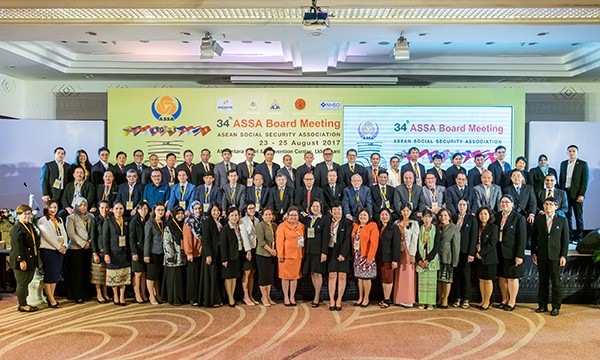 Các đoàn đại biểu tham dự Hội nghị ASSA lần 34 tại Thái Lan.