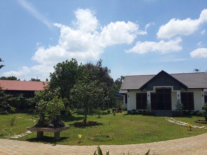 Khu biệt thự xây không phép của gia đình ông Nguyễn Văn Đấu. Ảnh báo Thanh Niên