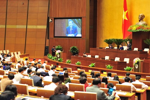 Tại kỳ họp lần này, Quốc hội dành 2,5 ngày thảo luận về kinh tế - xã hội và ngân sách. Ảnh: Giang Huy