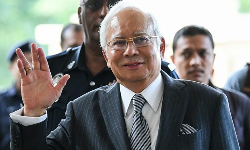 Cựu thủ tướng Malaysia Najib Razak. Ảnh: AFP.