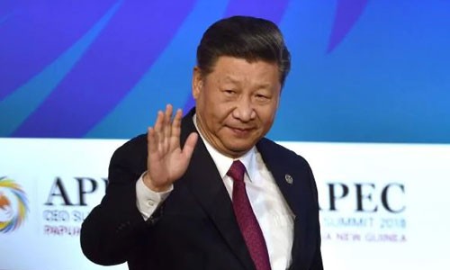 Chủ tịch Trung Quốc Tập Cận Bình tại hội nghị APEC ở Papua New Guinea. Ảnh: AFP.