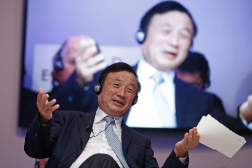 Ông Nhậm Chính Phi - Chủ tịch kiêm CEO Huawei. Ảnh: Bloomberg