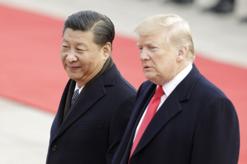 Chủ tịch Trung Quốc - Tập Cận Bình và Tổng thống Mỹ - Donald Trump. Ảnh: Bloomberg.