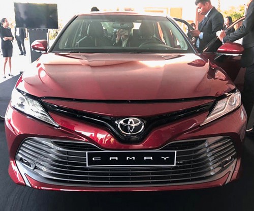 Toyota Camry 2019 tại một sự kiện nội bộ ở Việt Nam. Ảnh: Đạt Thành.