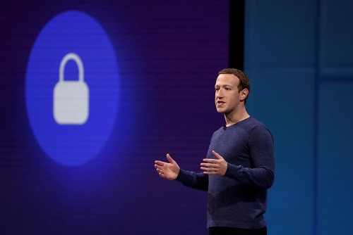 CEO Facebook - Mark Zuckerberg phát biểu tại một hội nghị đầu năm ngoái. Ảnh: Reuters.