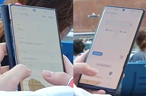 Smartphone được cho là Galaxy Note10 xuất hiện tại nơi công cộng ở Hàn Quốc.