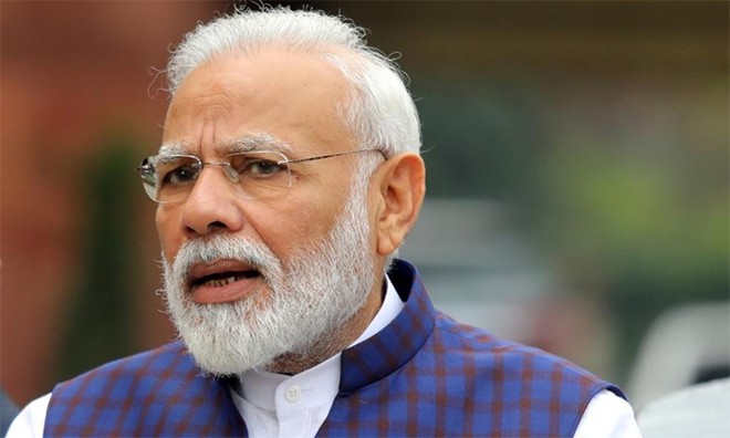 Thủ tướng Ấn Độ Narendra Modi trước phiên họp quốc hội tháng 11/2019. Ảnh: Reuters.
