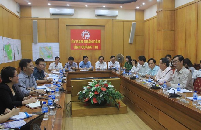 Lãnh đạo FLC đề xuất dự án tại buổi làm việc với lãnh đạo tỉnh Quảng Trị.