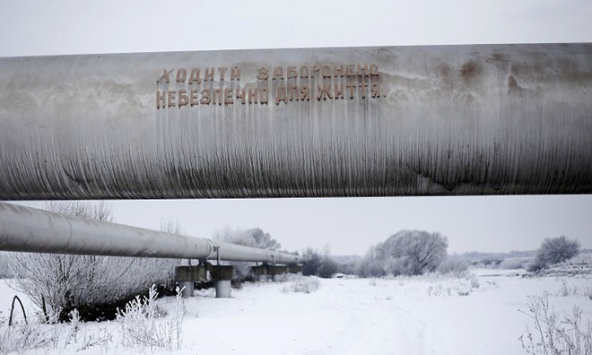 Một đường ống dẫn khí đốt của Nga tại Ukraine