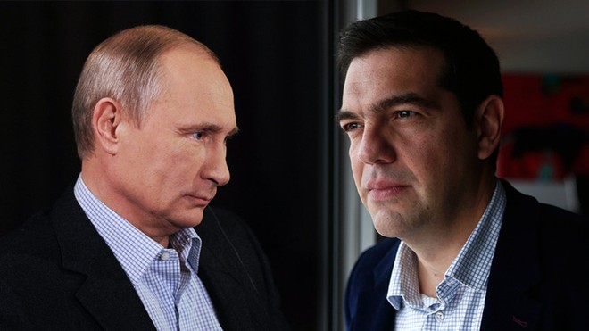 Tổng thống Nga Putin và Thủ tướng Hy Lạp Tsipras 