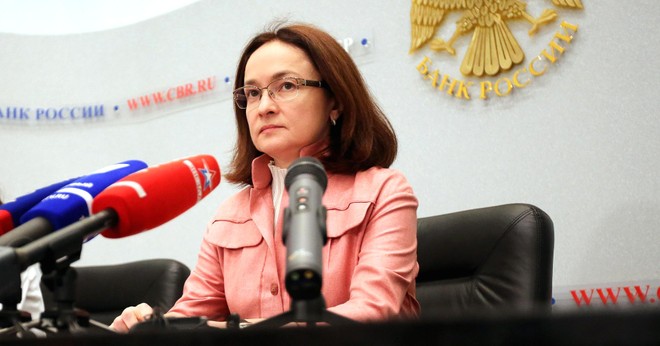 Thống đốc Ngân hàng Trung ương Nga, bà Elvira Nabiullina
