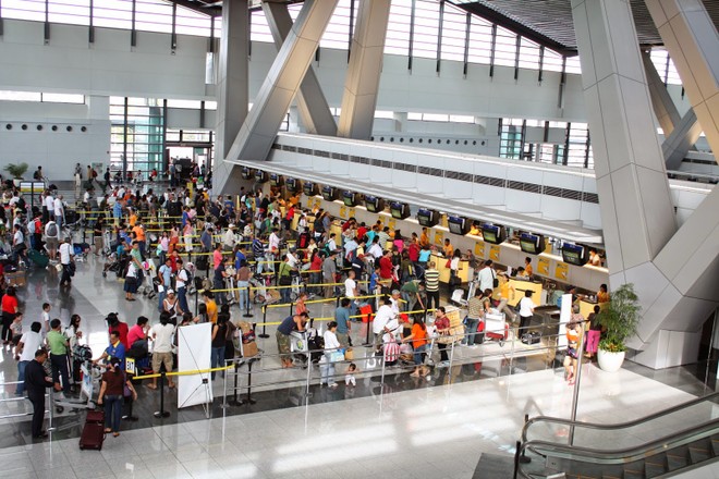 Sân bay tại Manila đã hoạt động hết công suất