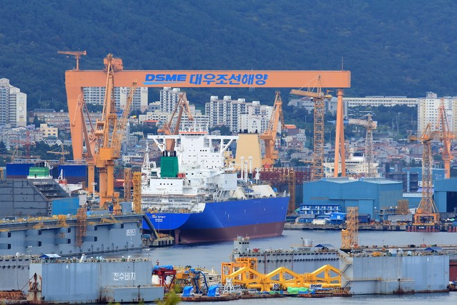 Giờ G sắp điểm với nhà đóng tàu lớn nhất thế giới Daewoo Shipbuilding