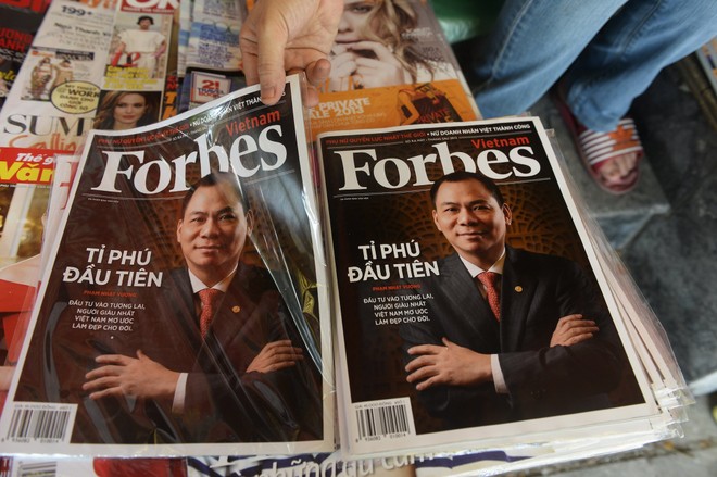Soi tài sản 5 tỷ phú USD Việt Nam được Forbes và Bloomberg công nhận