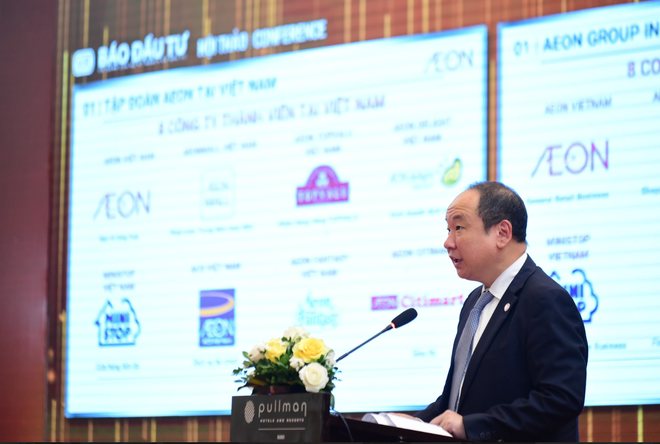 Ông Furusawa Yasuyuki, Thành viên Ban giám đốc Điều hành, Tập đoàn AEON (Nhật Bản) phụ trách thị trường Việt Nam, kiêm Tổng giám đốc AEON Việt Nam