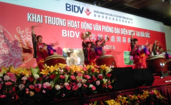 Lễ khai trương hoạt động Văn phòng đại diện BIDV tại Đài Bắc - Đài Loan ngày 23/11/2015