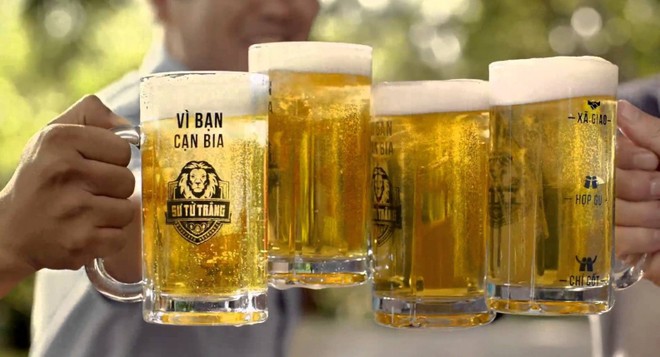 Masan vừa tung dòng bia Sư tử trắng cao cấp ra thị trường trong tháng 4