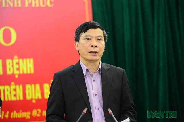 Ông Nguyễn Thanh Hải, Giám đốc Sở Y tế tỉnh Vĩnh Phúc.