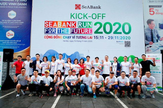 Gần 125.000 vận động viên tham gia giải chạy “SeABank Run For The Future 2020”