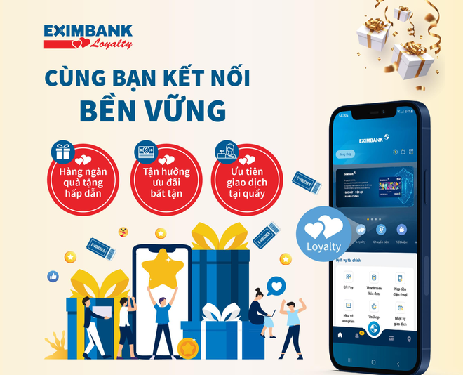 Eximbank Loyalty chăm sóc khách hàng thân thiết