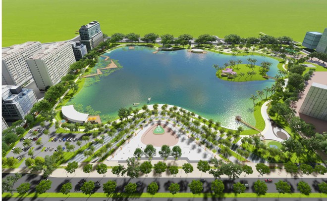 Hà Nội có thêm công viên hồ điều hòa rộng 11,9ha tại cừa ngõ phía Tây