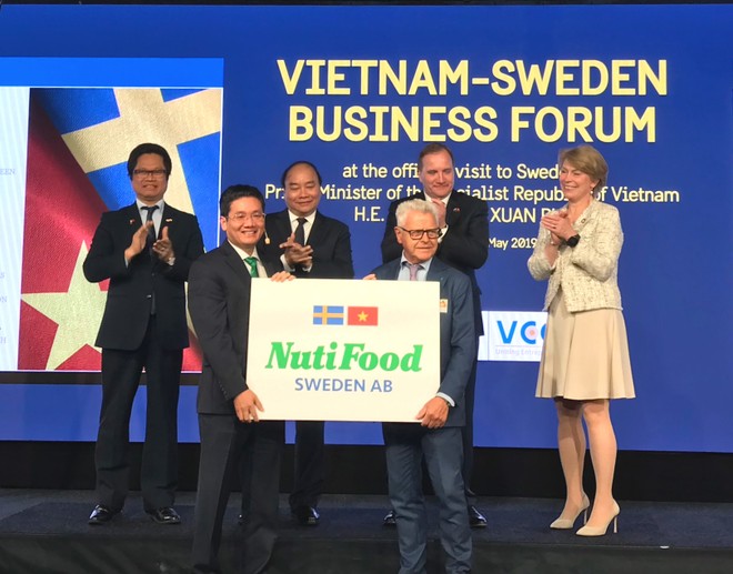 Sự kiện có sự chứng kiến của Thủ tướng Chính phủ Việt Nam Nguyễn Xuân Phúc, Thủ tướng Thụy Điển Stefan Löfven.