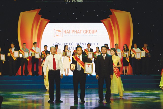 Chủ tịch HĐQT Đỗ Quý Hải được tôn vinh trở thành “Sao vàng doanh nhân Đất Việt 2018”