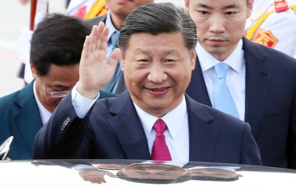 Chùm ảnh Chủ tịch Trung Quốc đến Hà Nội