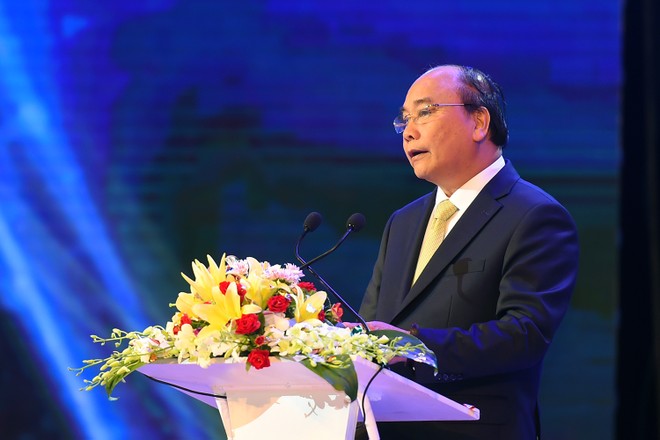 Thủ tướng Nguyễn Xuân Phúc phát biểu tại lễ trao giải