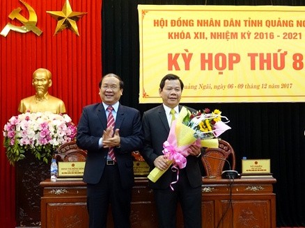 Ông Nguyễn Tăng Bính được bầu giữ chức Phó Chủ tịch UBND tỉnh Quảng Ngã.