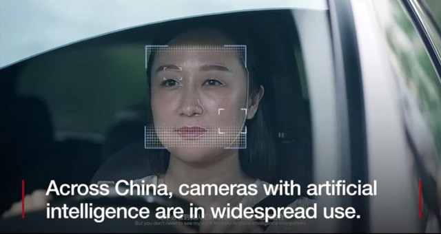 Hệ thống camera giám sát sử dụng công nghệ nhận diện gương mặt. (Ảnh: BBC)