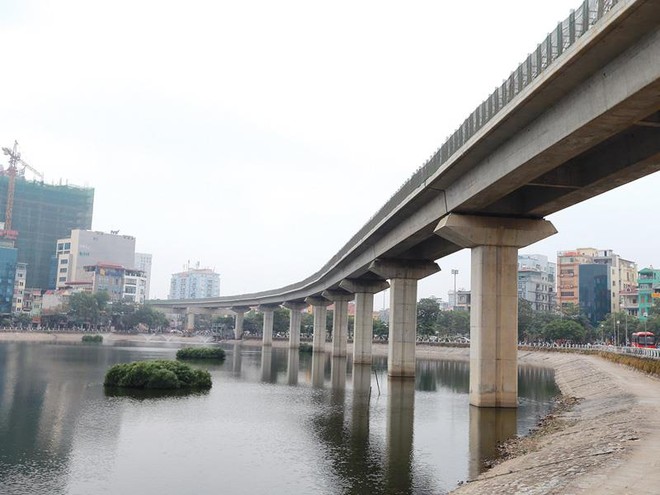 Dự án Đường sắt đô thị Cát Linh - Hà Đông được giao vốn nhiều, nhưng lại giải ngân chậm so với kế hoạch giao vốn do vướng thủ tục pháp lý. Ảnh: Đức Thanh