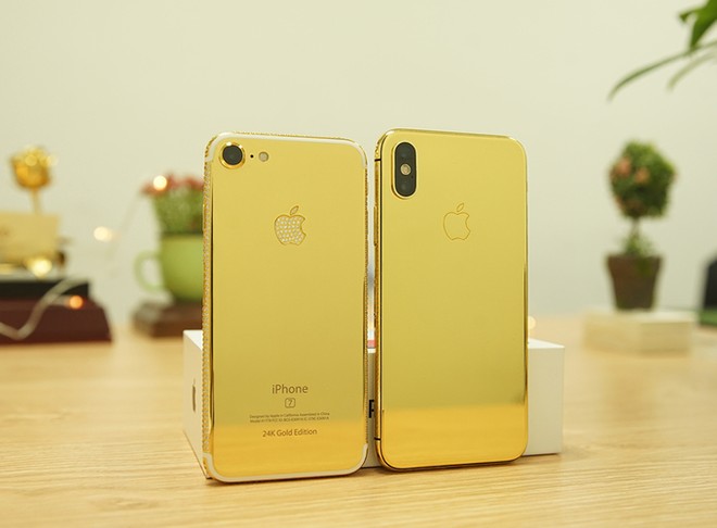iPhone X mạ vàng 24K xuất hiện ở Việt Nam