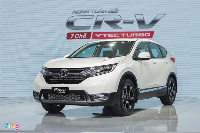 Honda CR-V 5+2 chỗ có giá bán ngang ngửa một số mẫu SUV 7 chỗ ngồi tại Việt Nam.